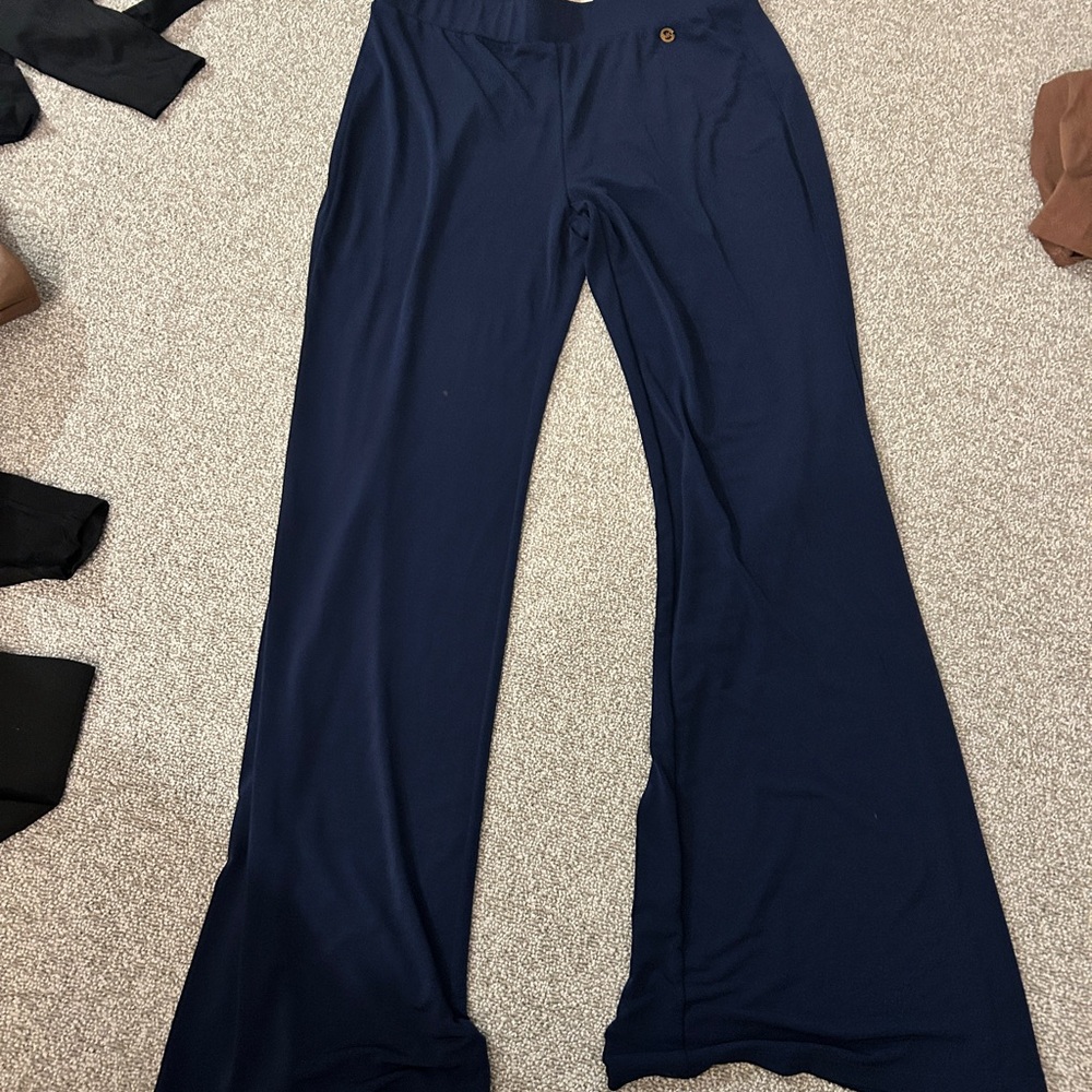 Michael Kors Dark Blue flare Leg Pants
